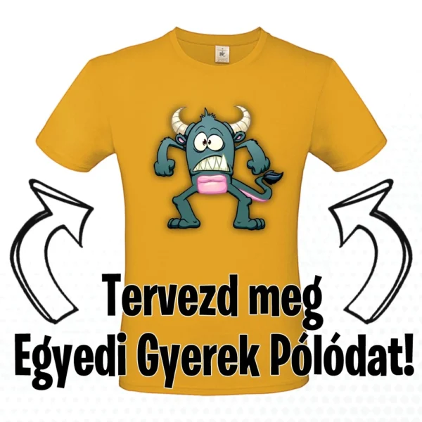 egyedi gyermek póló nyomtatás